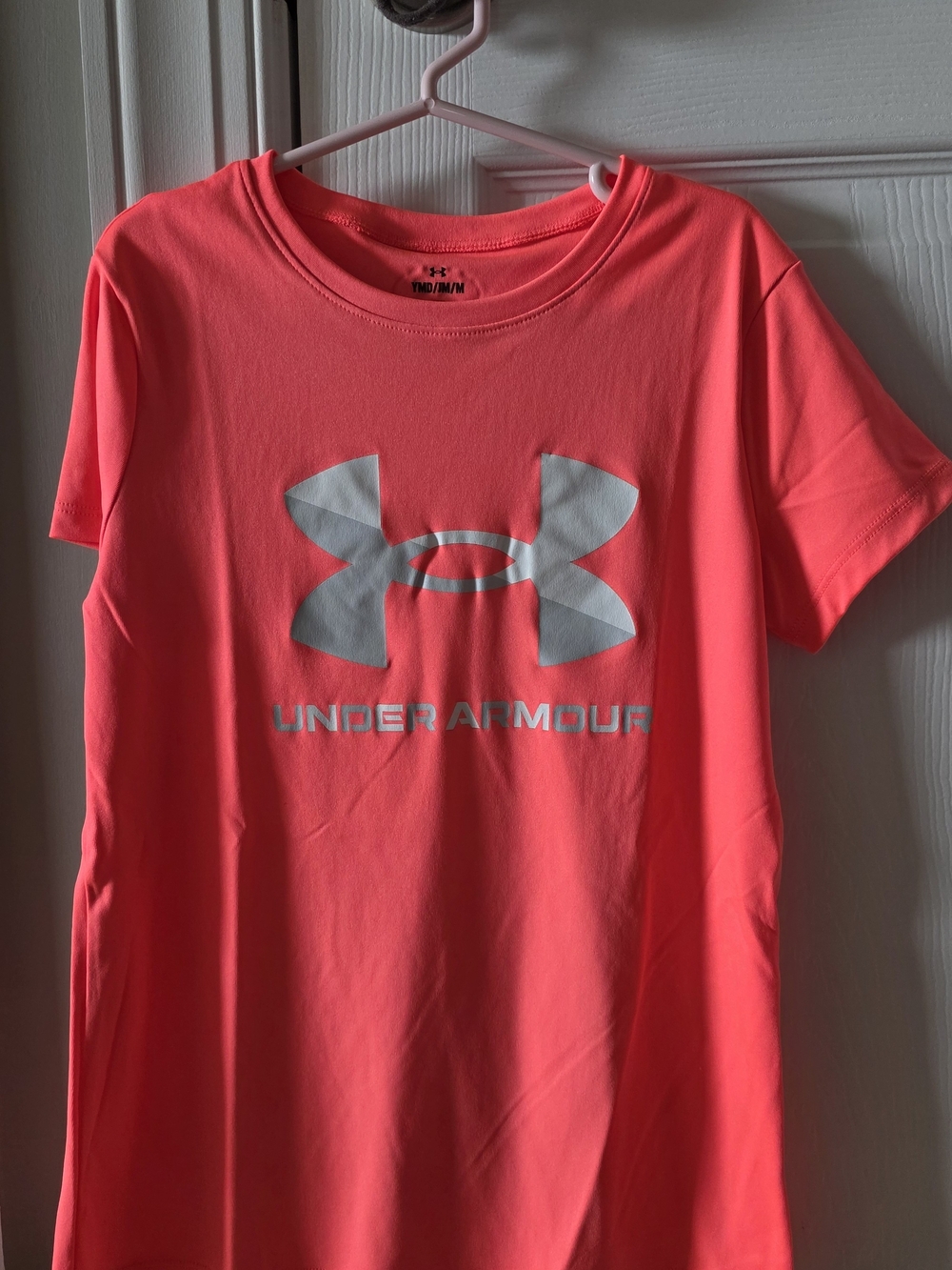 Under Armour Hot Pink Performance Logo Tee